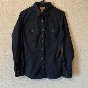 Wrangler Pearl Snap Button Down Western Shirt